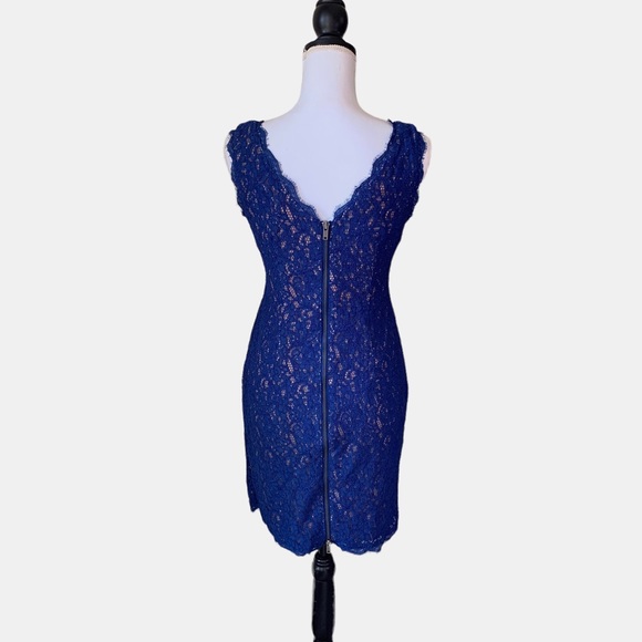 ADRIANNA PAPPEL BLUE CROCHET DRESS - Picture 12 of 14